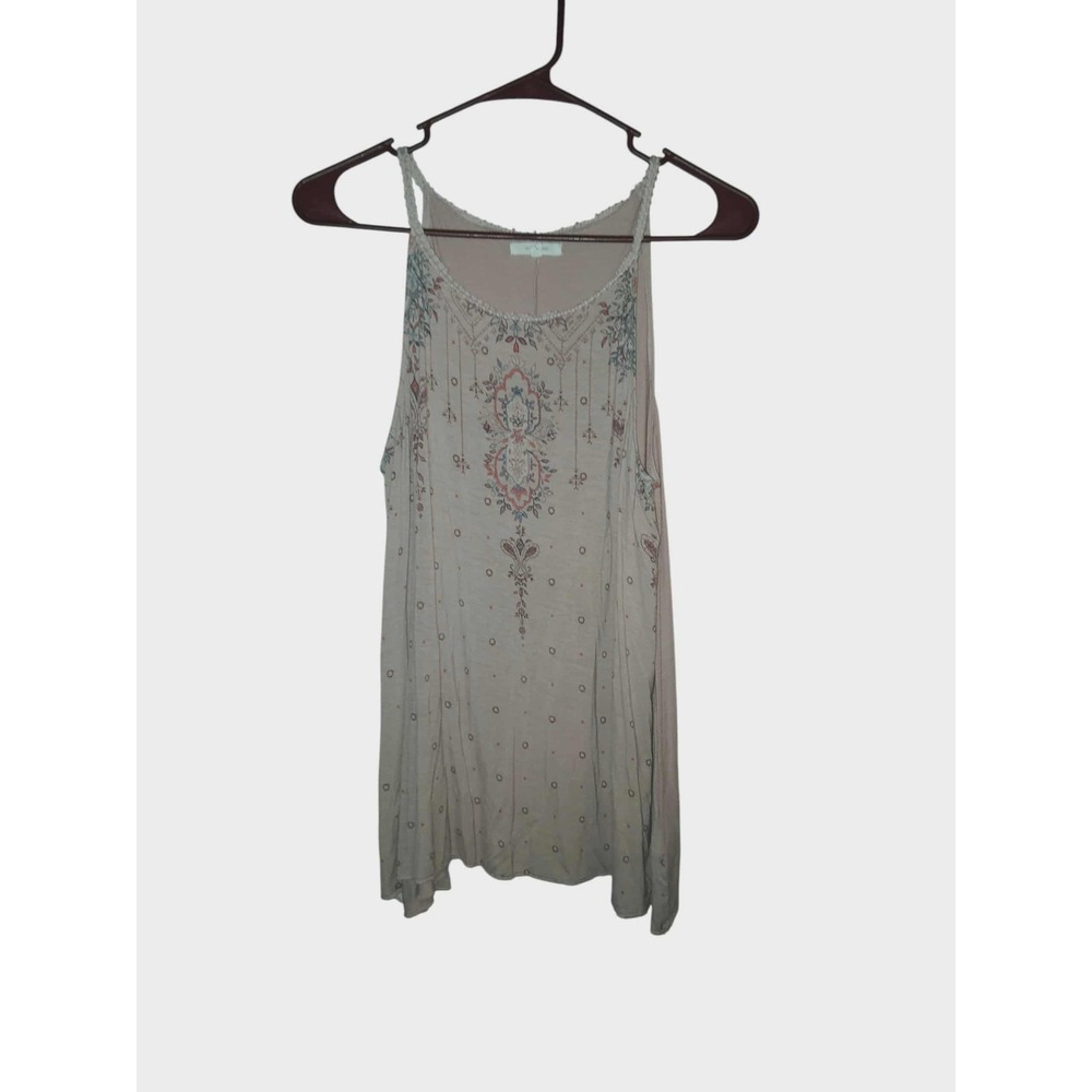 Maurices Women's Mauve/Pink Floral Sleeveless Flowy Tank Top  Size Large - Picture 2 of 6
